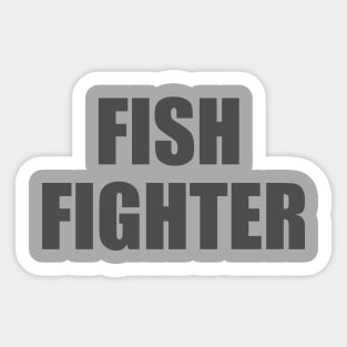 Fish Fighter Sticker